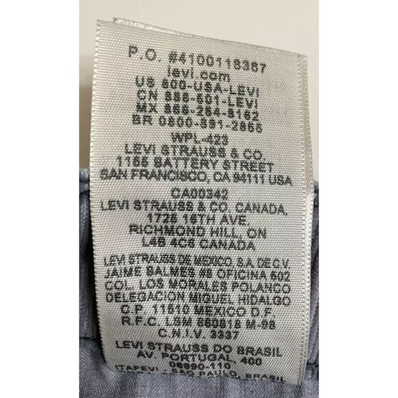 VTG Levis Jeans Size 31 (32x34) Grey Corduroy Boot Cut Mid Rise - Picture 9 of 13